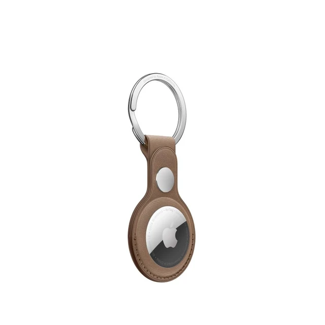 Alt view image 3 of 3 - AirTag FineWoven Key Ring - Taupe, Holder Only