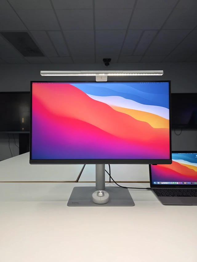 Alt view image 3 of 7 - ScreenBar Pro LED Monitor Light Bar (Silver)- Ultrawide Lighting, Motion Sensor, Adjustable Brightness/Color Temperature, Eye-Care USB-C Monitor Lamp, No Glare, Curved Monitors, Monitor accessory