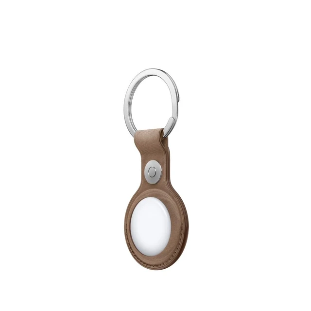 Alt view image 2 of 3 - AirTag FineWoven Key Ring - Taupe, Holder Only