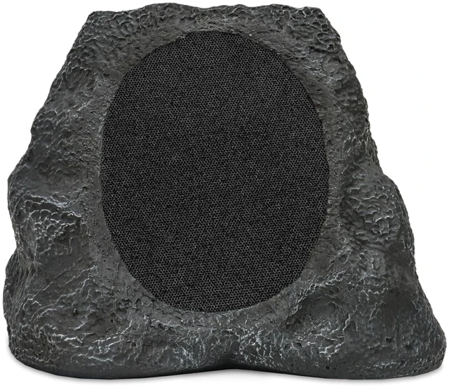 Main image of Rock Speaker Connect - Outdoor Bluetooth Solar Speaker - Granite Rock-shaped outdoor speaker, Bluetooth 5.3, solar and USB-C charge, 22-hr battery, link up to 20, IP65