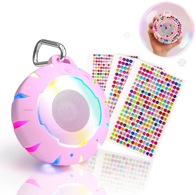 Main image of Bluetooth Shower Speaker + DIY Diamond Stickers Great Gift for Girls
