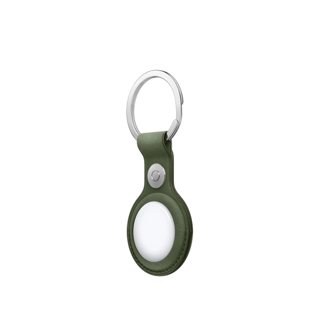 Alt view image 2 of 2 - AirTag FineWoven Key Ring - Moss
