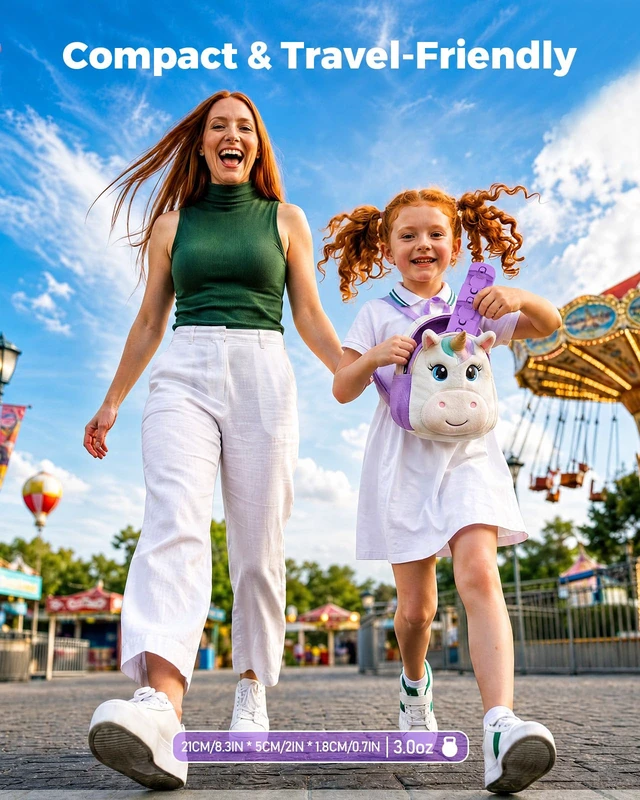 Alt view image 2 of 7 - 3in1 Charging Station for MagicBand+ Magic Band Plus, Portable Charger Dock 90-Min Fast Charge for 3 Bands, ClicktoLock Design, USBC Travel Hub for Disney-Land & Disney-World Families (Purple)