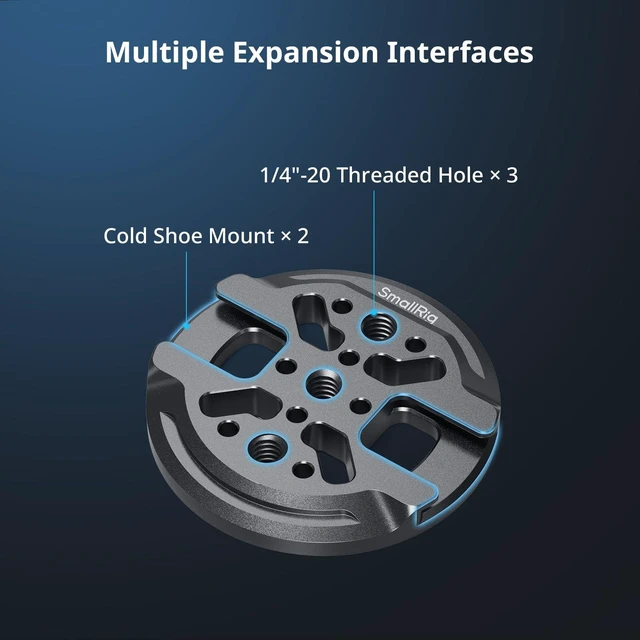 Alt view image 3 of 7 - Magnetic Phone Mount Plate for iPhone 18/17/16/15/14/13 Pro Max | with Cold Shoe Mount & 1/4"-20 Threaded Hole, for DJI Mic 2, Vlogging, Live Streaming, Smartphone Filming