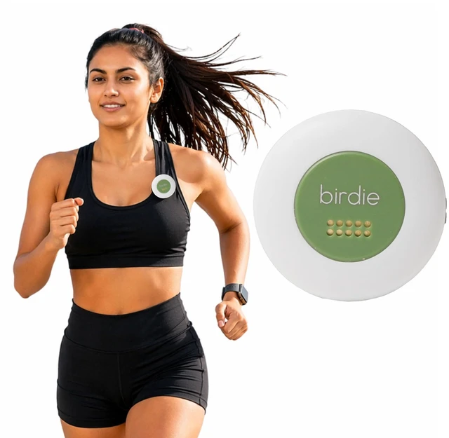 Main image of The Original Personal Safety Alarm Disc for Bikes, Hikes, and Late Nights - Loud Siren, LED Light for Extra Visibility, Rechargeable, Handsfree, Lightweight, Water Resistant (Forest)