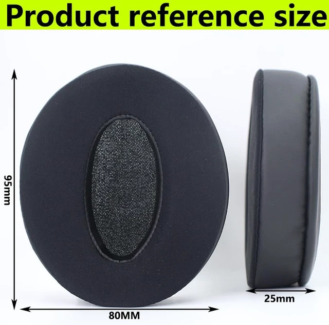 Alt view image 4 of 6 - Replacement Ear Pads Compatible with Sennheiser HD4.50 Black/ice for Sennheiser HD4.50BT/HD4.50BTNC/HD4.50SE/HD4.40/HD4.30G/HD4.20S/HD458BT/HD450/HD450BT/HD400S/HD350BT headphones