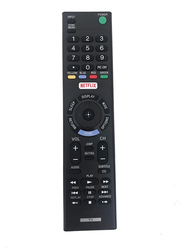 Main image of Replacement Remote Controller use for Sony KDL-55W650D KDL-55W800C XBR-55X855C LED HDTV Smart TV (2016)