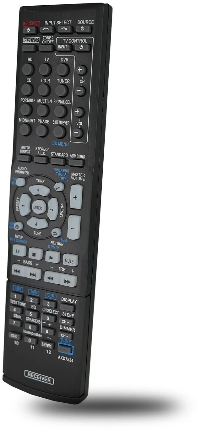 Main image of Replaced Remote Control Compatible for Pioneer VSX-300-K VSX-523 VSX-821-K VSX-1124 Home Theater AV A/V Audio/Video Receiver System