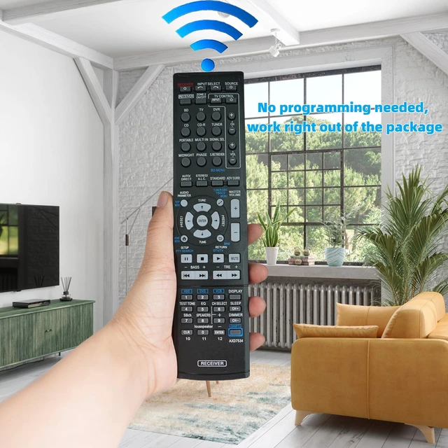 Alt view image 2 of 7 - Replaced Remote Control Compatible for Pioneer VSX-300-K VSX-523 VSX-821-K VSX-1124 Home Theater AV A/V Audio/Video Receiver System