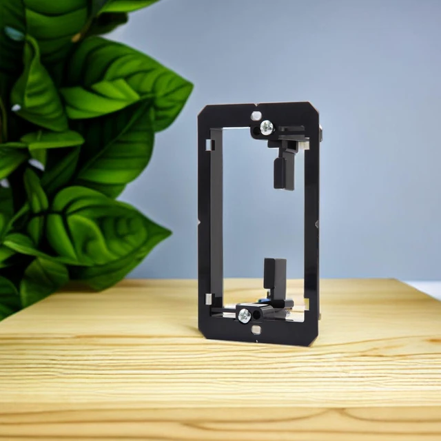 Alt view image 5 of 5 - 20 Pack Low Voltage Mounting Bracket, Drywall Mounting Box Brackets 1-Gang Black, In-Wall Cable Pass Through for Brush Wall Plate, Keystone Plate, HDMI Speaker Ethernet Coaxial, Telephone Wire