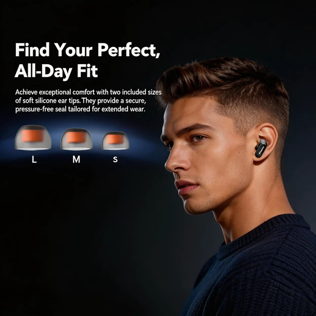 Alt view image 6 of 7 - MS105 Translation Earbuds Real Time, 2026 New AI 165 Language Translator Earbuds, Audifonos Traductores Inglés Español, Translate Ear Buds for Travel Learning