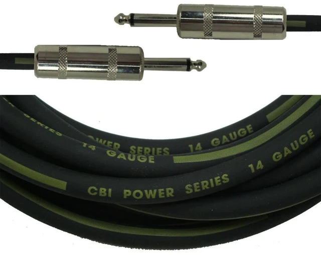Main image of SC Heavy Duty 14 Gauge 1/4" to 1/4" Speaker Cable, 6 Feet
