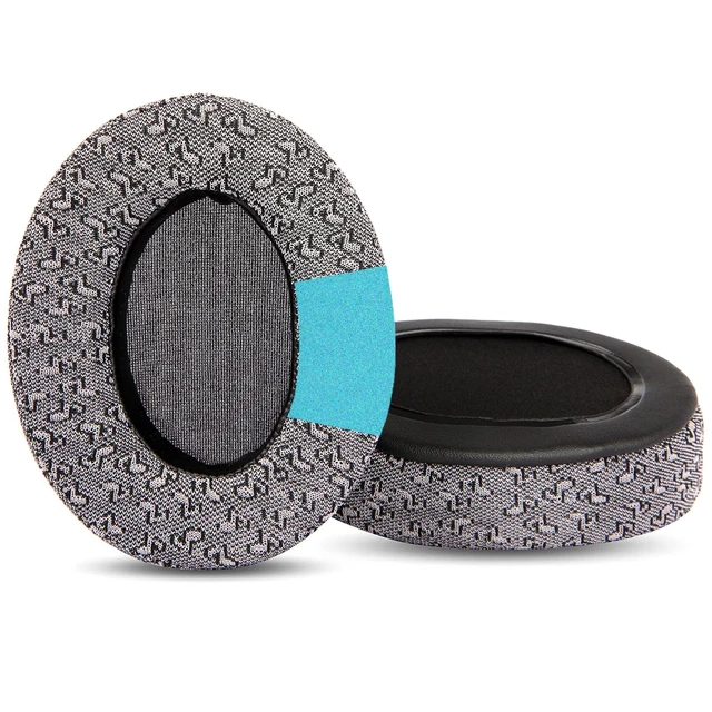 Main image of BPHS-1 Upgrade Ear Pads Memory Foam Ear Cushions Replacement Compatible with Audio Technica BPHS1 BPHS-1 BPHS1-XF4 Headset (Fabric Earpads Gray)