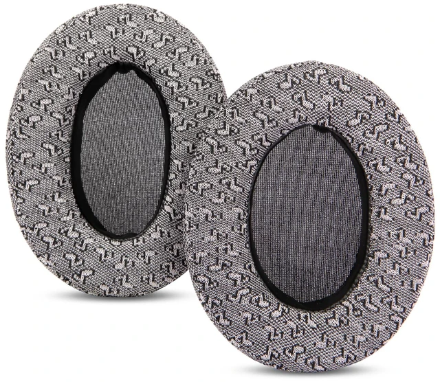 Alt view image 4 of 6 - BPHS-1 Upgrade Ear Pads Memory Foam Ear Cushions Replacement Compatible with Audio Technica BPHS1 BPHS-1 BPHS1-XF4 Headset (Fabric Earpads Gray)