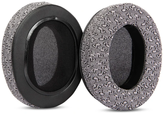 Alt view image 5 of 6 - BPHS-1 Upgrade Ear Pads Memory Foam Ear Cushions Replacement Compatible with Audio Technica BPHS1 BPHS-1 BPHS1-XF4 Headset (Fabric Earpads Gray)