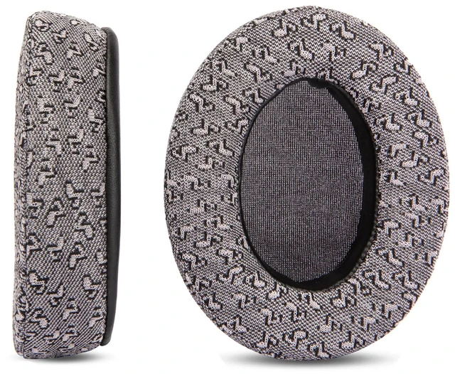 Alt view image 3 of 6 - BPHS-1 Upgrade Ear Pads Memory Foam Ear Cushions Replacement Compatible with Audio Technica BPHS1 BPHS-1 BPHS1-XF4 Headset (Fabric Earpads Gray)