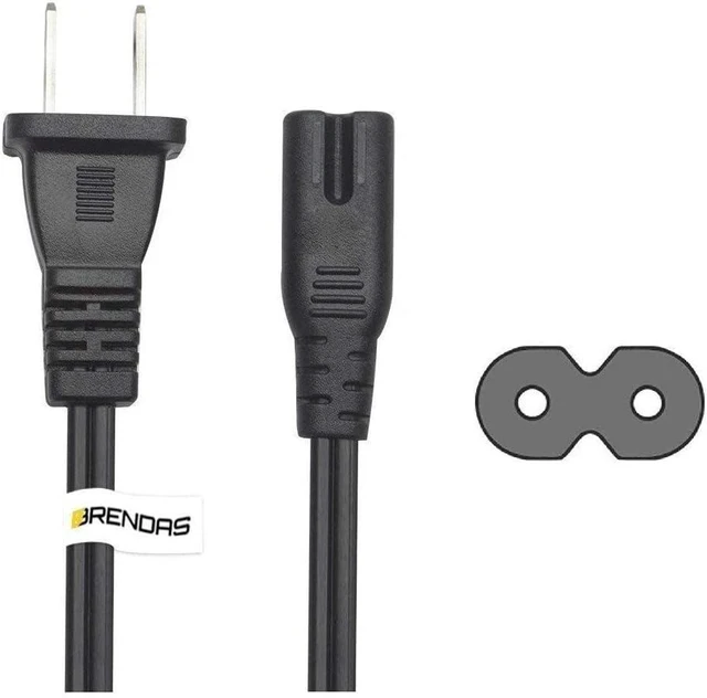 Main image of AC Power Cord Cable Compatible with PreSonus Eris E3.5 3.5", Eris E4.5, Eris BT 3.5, BT 4.5 Monitors Speakers (UL Listed) (10-Feet)