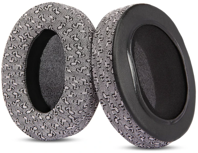 Alt view image 6 of 6 - BPHS-1 Upgrade Ear Pads Memory Foam Ear Cushions Replacement Compatible with Audio Technica BPHS1 BPHS-1 BPHS1-XF4 Headset (Fabric Earpads Gray)