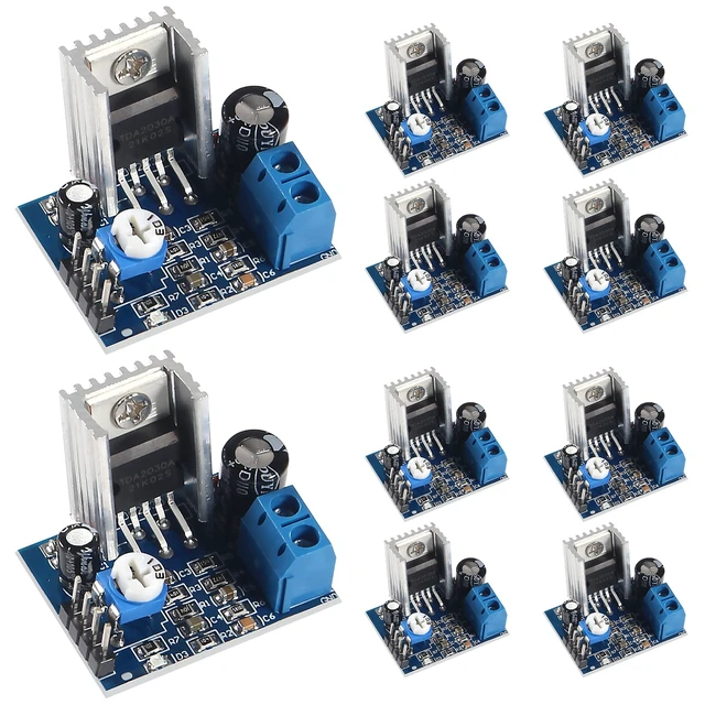 Main image of 10PCS TDA2030A Audio Amplifier Module TDA2030 Power Amplifier Board 6-12V Speakers Module Converter