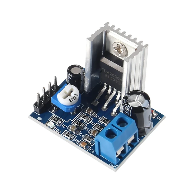 Alt view image 2 of 6 - 10PCS TDA2030A Audio Amplifier Module TDA2030 Power Amplifier Board 6-12V Speakers Module Converter