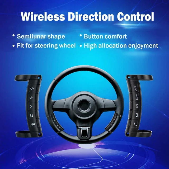 Alt view image 6 of 7 - Universal Remote Control Car Steering Wheel Button Remote Control Car Navigation DVD / 2 Din Android/Window Bluetooth Wireless