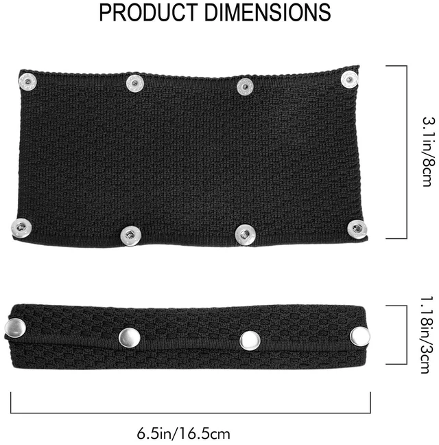 Alt view image 3 of 7 - Replacement Headband Cover for Bose QC35, QC25, JBL, Anker Soundcore, Sony Also for Hyperx, Sennheiser, ATH, Plantronics Headsets, Headband Cushion Easy Installation No Tool Needed Black