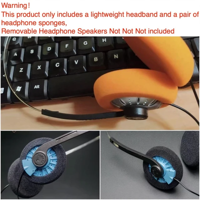 Alt view image 6 of 6 - Light Version Headband Head Pad Top Foam Cushion Ear Pads Compatible with Koss Porta Pro PP KSC35 KSC75 KSC55 Headphones Portable Featherweight HeadBeam
