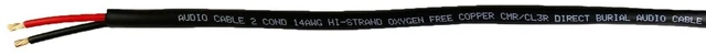 Alt view image 4 of 4 - 14 AWG 100-Feet Direct Burial Speaker and Lighting Wire (2 Channel, Pure Oxygen Free Copper, High Strand Count)
