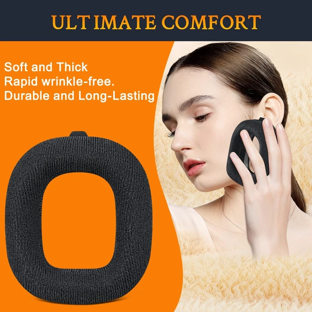 Alt view image 5 of 5 - Velour Earpads for Astro A40 TR Headset - Black