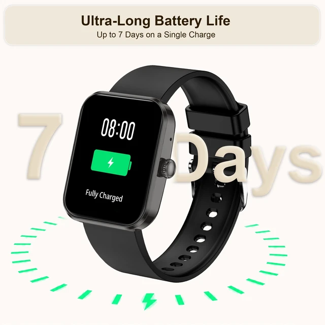 Alt view image 7 of 7 - Smart Watches for Men, Bluetooth Calling, 1.93" AMOLED Fitness Tracker Heart Rate, Sleep & SpO2 Tracking, 123 Sports Modes, Voice Control, Long Battery Life for Android & iPhone