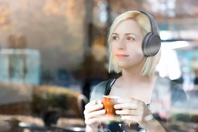 Alt view image 6 of 7 - H5205 Over-Ear Wireless Headphones with 40mm Drivers, Lightweight Cushioned Headband, Black