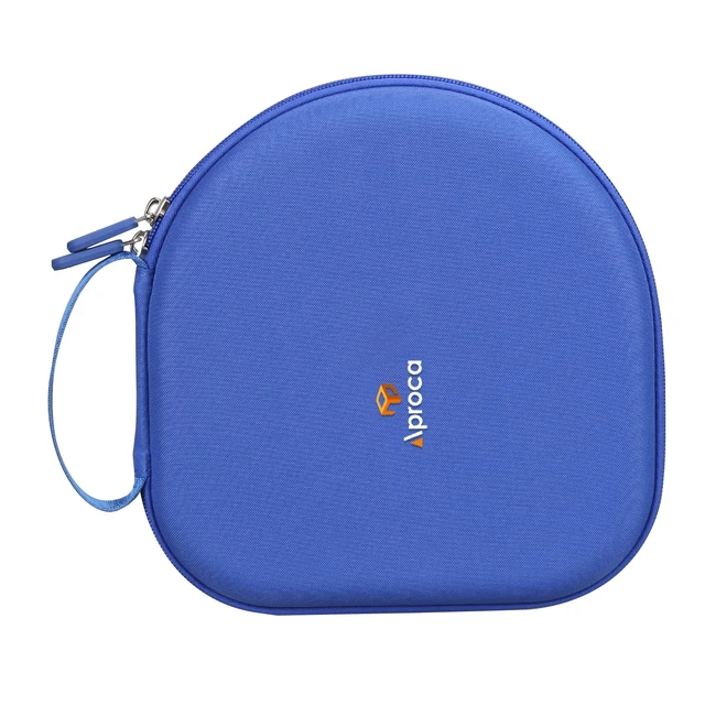 Alt view image 5 of 7 - Headphones Case Compatible with Sony WH-CH720N / Anker Soundcore Space One Q20 Noise Canceling Wireless Headphones, Portable Storage Bag -Blue (Case Only)