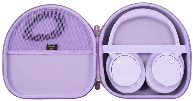 Main image of Headphones Case Compatible with Sony WH-CH720N / Anker Soundcore Space One Q20 Noise Canceling Wireless Headphones, Portable Storage Bag -Purple (Case Only)