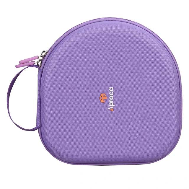 Alt view image 5 of 7 - Headphones Case Compatible with Sony WH-CH720N / Anker Soundcore Space One Q20 Noise Canceling Wireless Headphones, Portable Storage Bag -Purple (Case Only)