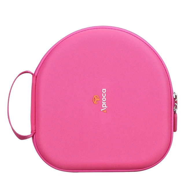 Alt view image 5 of 7 - Headphones Case Compatible with Sony WH-CH720N / Anker Soundcore Space One Q20 Noise Canceling Wireless Headphones, Portable Storage Bag -Pink (Case Only)