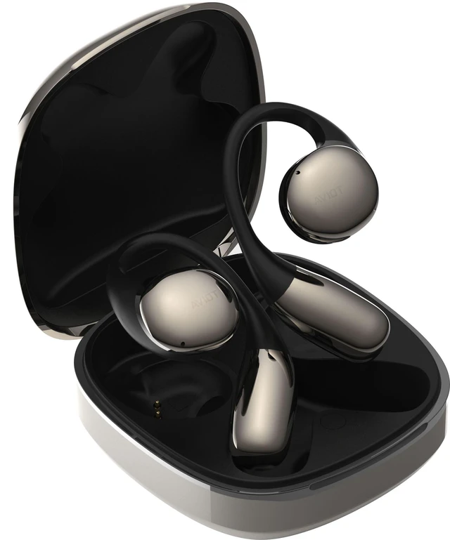Main image of TE-H1 Open-Ear Earphones, Non-occluding Design, Ear-Hook Style, Hi-Res Audio and LDAC, Sound Leakage Reduction Mode, Up to 42 Hours of Playback, Lightweight Design (Silver) (Silver)