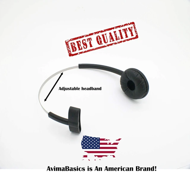 Alt view image 3 of 5 - 84605-01 Standard Headband Premium Replacement Spare Parts Compatible with Plantronics Savi CS540 W740 W745 W440 W740-M Over-The-Head Headset (Headband)