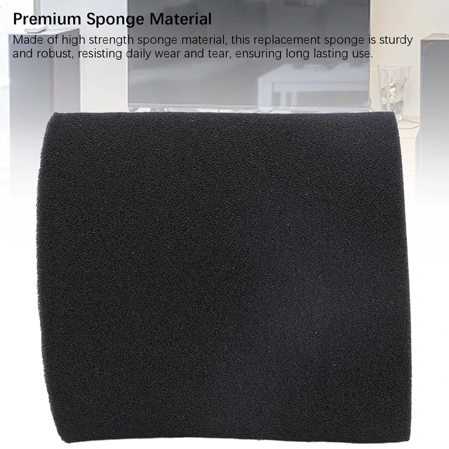 Alt view image 7 of 7 - 2PCS Speaker Port Tube Sponge, Subwoofer Cabinet Port Sponge Plug, Diameter 110mm, Height 80mm, for Portable Speaker Home Loudspeaker