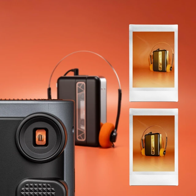 Alt view image 5 of 7 - mini Film Instant Camera produce instant credit card sized photos