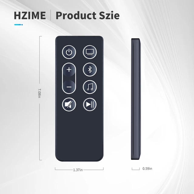 Alt view image 7 of 7 - Replacement Remote Control for Bose Smart Soundbar 300with Battery for 892079-1100 843299-1100