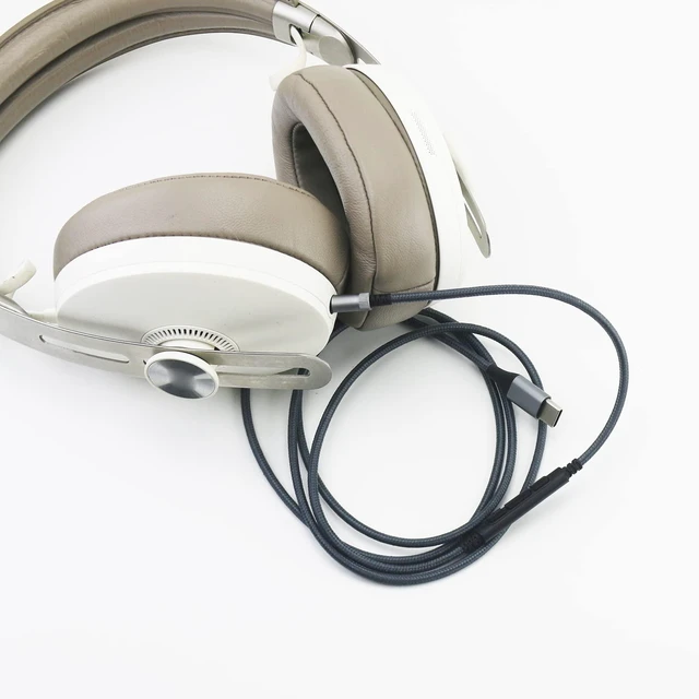 Alt view image 6 of 7 - USB C Audio Cable Remote Volume Mic Compatible with Sennheiser Momentum, Momentum 3, Momentum 2.0, HD1 Headphone, Compatible with iPhone 17/ Air /16/15/15 Pro/iPad 10th/Pro/Air/Mini