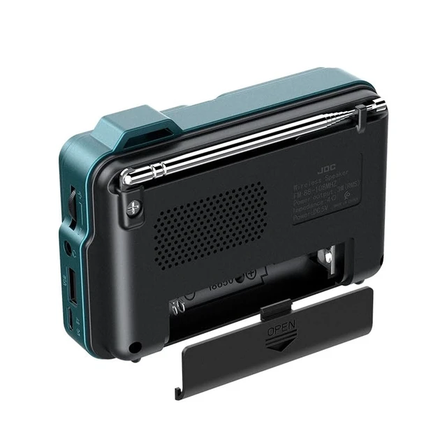 Alt view image 7 of 7 - Portable AM/FM Transistor Radio with Loud Speaker Compact Emergency Radio with Bluetooth TF Cards Strong Reception LED Display for Indoor,Outdoor,Seniors Small Gift