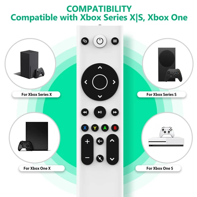 Alt view image 2 of 6 - New Replacement Remote Control for Xbox Series S, Xbox One, Xbox Series X Gaming Media (White Color)