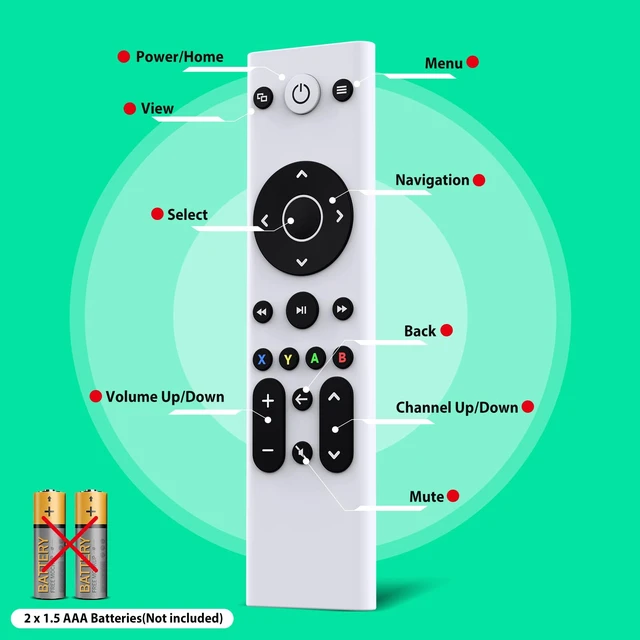Alt view image 5 of 6 - New Replacement Remote Control for Xbox Series S, Xbox One, Xbox Series X Gaming Media (White Color)