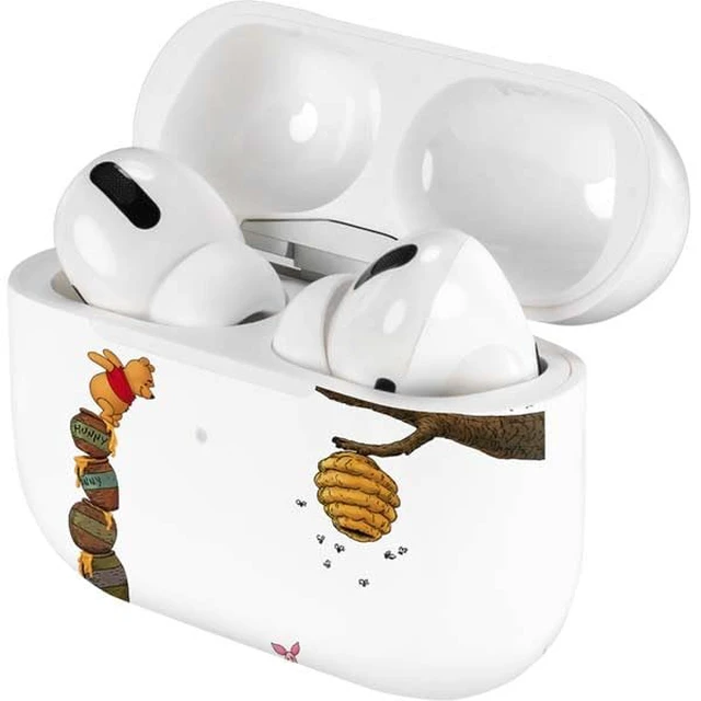 Alt view image 4 of 4 - Decal Audio Skin Compatible with Apple AirPods Pro - Officially Licensed Disney Winnie The Pooh Honey Hive Design
