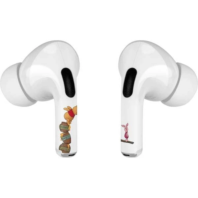 Alt view image 3 of 4 - Decal Audio Skin Compatible with Apple AirPods Pro - Officially Licensed Disney Winnie The Pooh Honey Hive Design