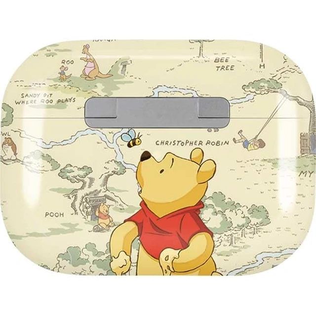 Alt view image 2 of 4 - Decal Audio Skin Compatible with Apple AirPods Pro - Officially Licensed Disney Winnie The Pooh Hundred Acre Wood Design