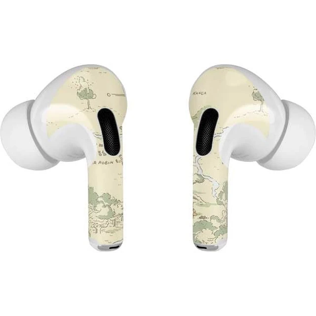 Alt view image 3 of 4 - Decal Audio Skin Compatible with Apple AirPods Pro - Officially Licensed Disney Winnie The Pooh Hundred Acre Wood Design