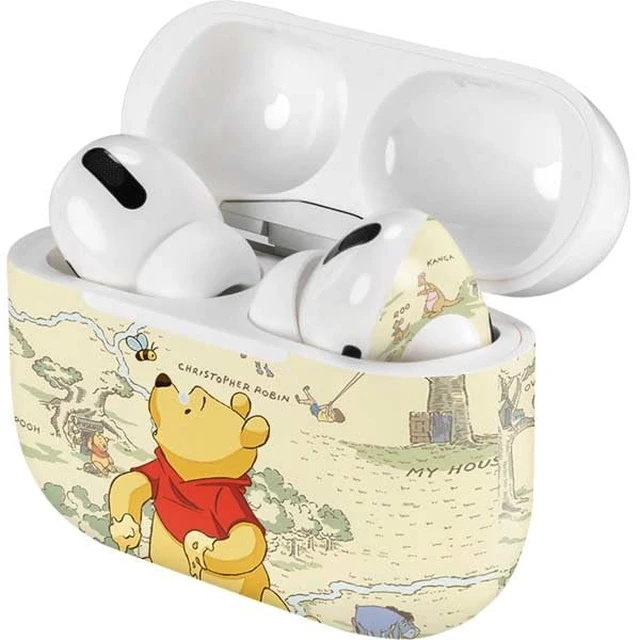 Alt view image 4 of 4 - Decal Audio Skin Compatible with Apple AirPods Pro - Officially Licensed Disney Winnie The Pooh Hundred Acre Wood Design