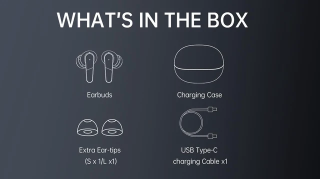 Alt view image 6 of 6 - CXPSUE Active Noise Cancelling Earbuds,-42dB Hybrid ANC,Dual Pairing,60-Hour Playtime,IPX5 Water Resistant, Bluetooth 6.0